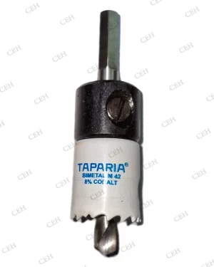 TAPARIA Mini Hole Saw HSM Cutting Tool, High -Speed Steel Teeth for Wood, Metal & Plastic