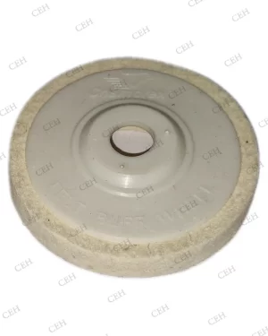 ULTRA TOUCH Wool Felt Buffing Pad Wheel Disc white 4"