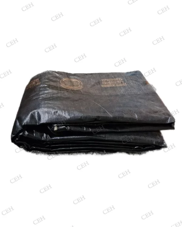 tarpaulin black1 PVC TARPAULIN BLACK / YELLOW