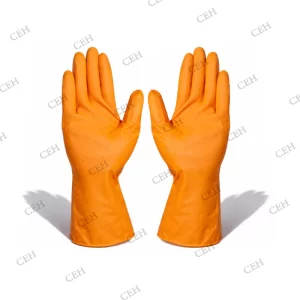 Rubber hand gloves