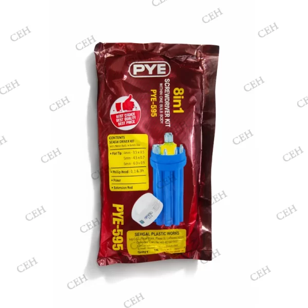 PYE Screwdriver Kit 8 in 1, 595