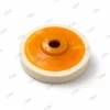 White wool buffing wheel
