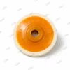 White wool buffing wheel